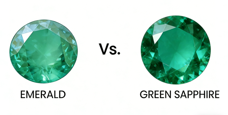 emerlad vs green sapphire