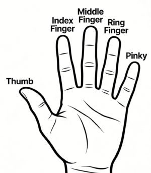 finger to wear a promise ring