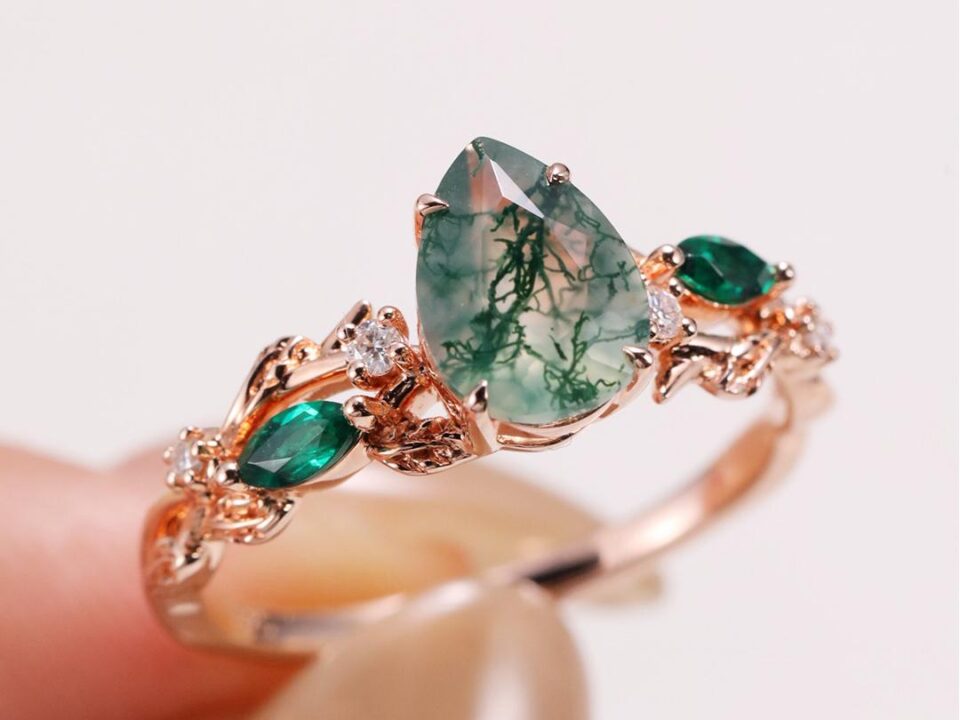 natural moss agate