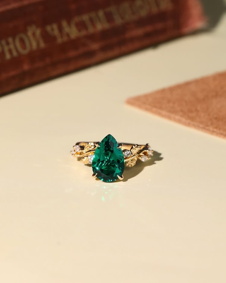 pear vintage emerlad