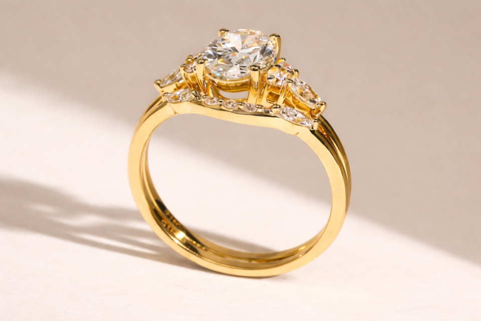 2.5 carat lab diamond ring