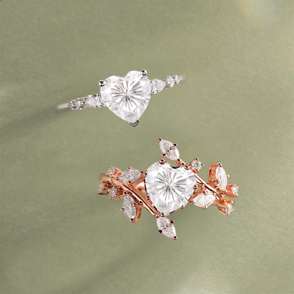 Moissanite Promise Ring