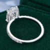Oval Cut Lab Diamond Engagement Ring With Eternity Band (19)