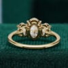 Oval Cut Lab Diamond Three Stone Engagement Ring (4)