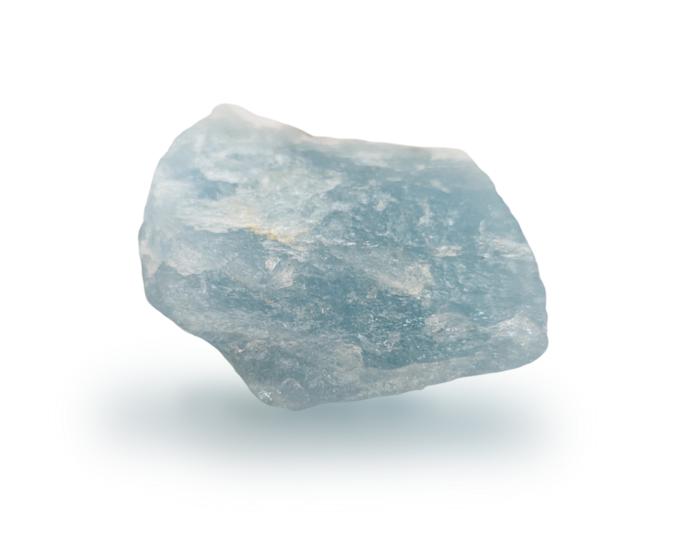 aquamarine raw stone