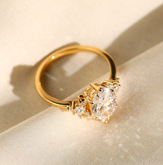 3 carat lab diamond ring