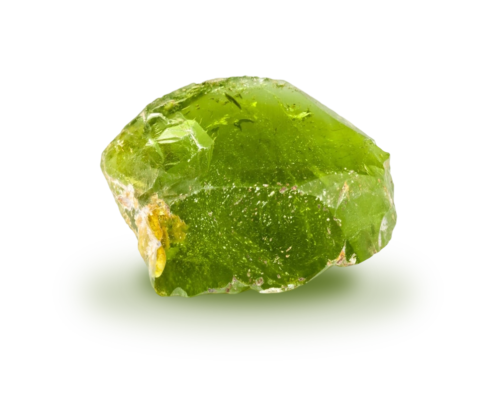 peridot raw stone