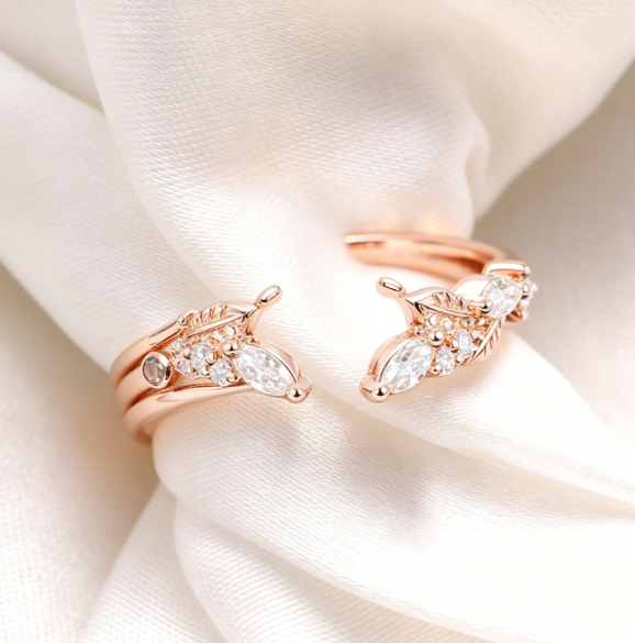 moissanite wedding bands