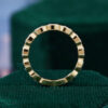 Marquise Cut Lab Diamond Wedding Band Full Eternity Stacking Ring (4)