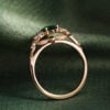 Nature Inspired Marquise Cut Emerald Engagement Ring with Hidden Detail (10)