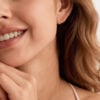 Unique Double Row Lab Diamond Pavé Huggie Hoop Earrings (3)