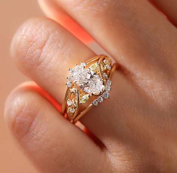 2 carat lab diamond on hand