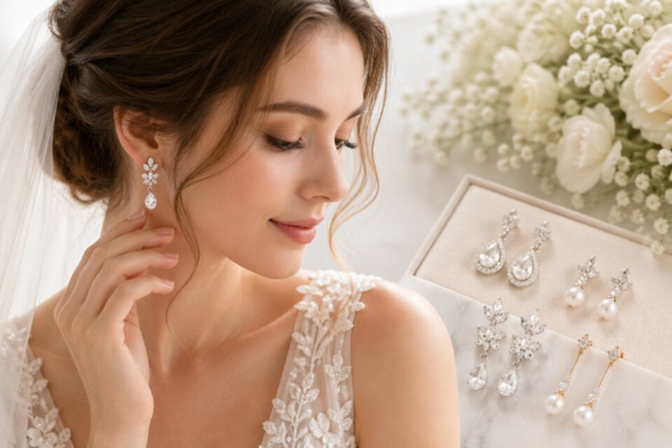 Best Wedding Earrings for Bride