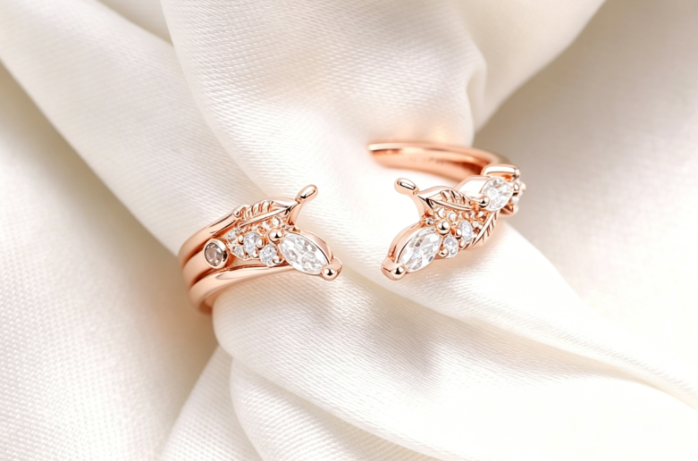 moissanite wedding bands