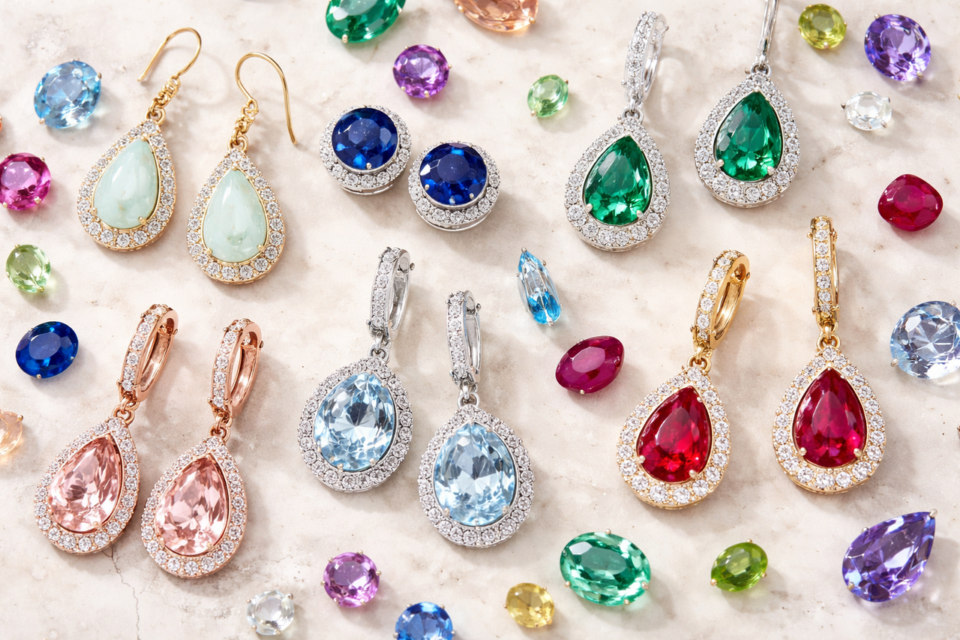 Guide to Gemstone Earrings
