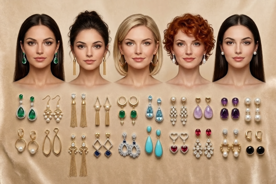 Earrings for Face Shape Guide