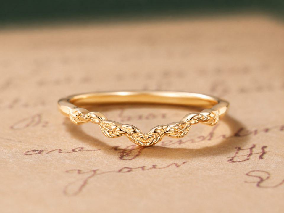 solid wedding bands