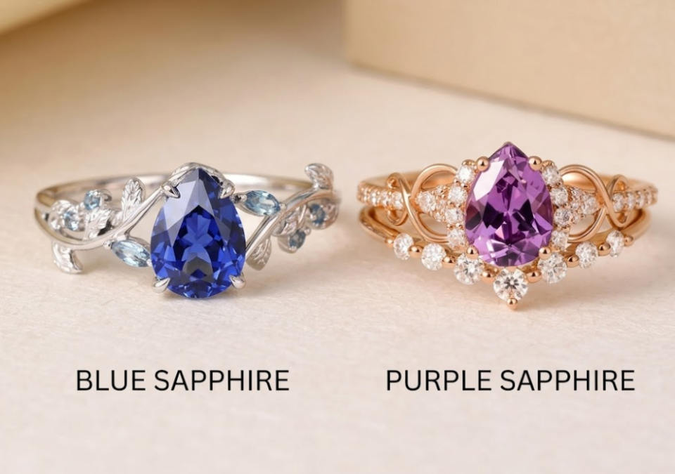 Blue Sapphire VS Purple Sapphire