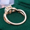 Eternal Embrace Oval Fatasy Cut Moissanite Promise Ring Split Shank Engagement Ring (6)