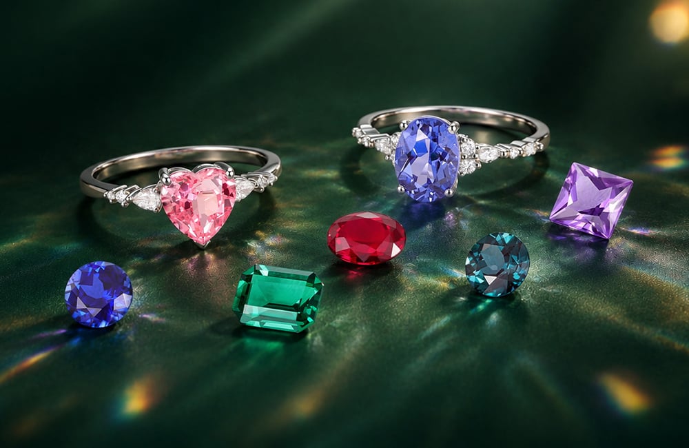 Gemstone Engagement Rings
