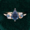 Kite Fantasy Cut Lab Alexandrite Promise Ring Nature Inspired Cluster Ring (6)