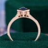 Kite Fantasy Cut Lab Alexandrite Vintage Promise Ring Bezel Solitaire Engagement Ring (5)