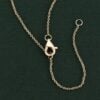 Oval Cut Moissanite Halo Pendant Necklace with Criss Cross Accents (27)