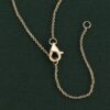 Oval Cut Natural Opal Infinity Pendant Necklace with Diamond Accents (21)