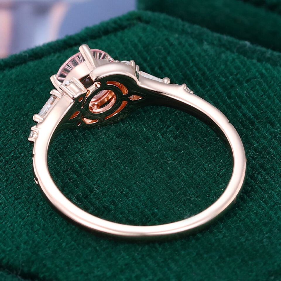 Round Fantasy Cut Cluster Moon Star Promise Ring Unique September Birthstone Ring Gift (7)