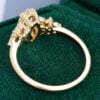 Ships Now Marquise Cut Moissanite Blossom Engagement Ring in 10K Yellow Gold (Size 5US) (2)
