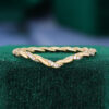 Twisted Design Moissanite Couple's Ring Set (5)