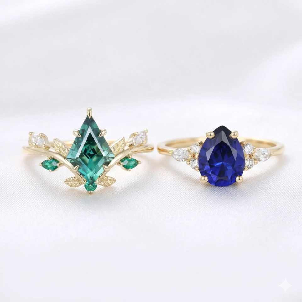 blue sapphire vs green sapphire