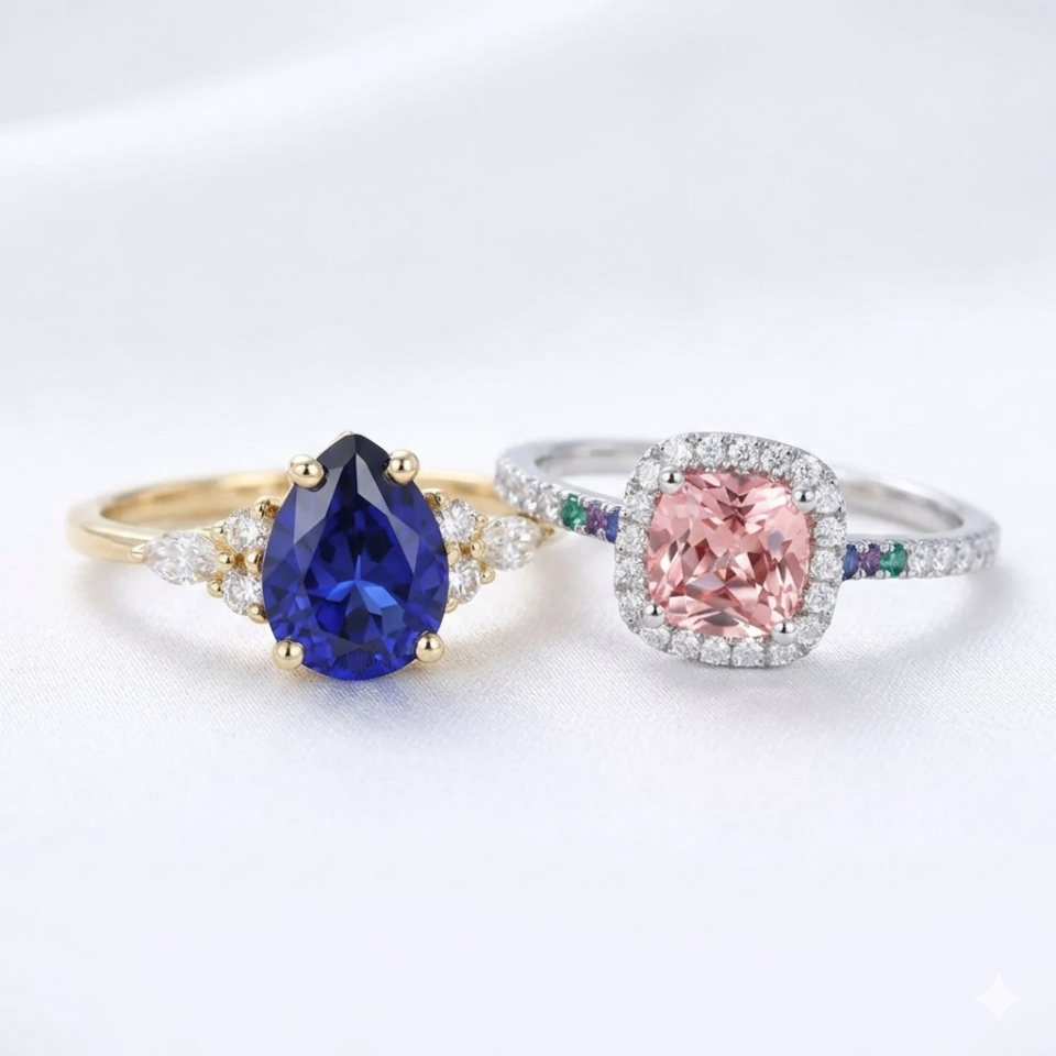 blue sapphire vs pink sapphire