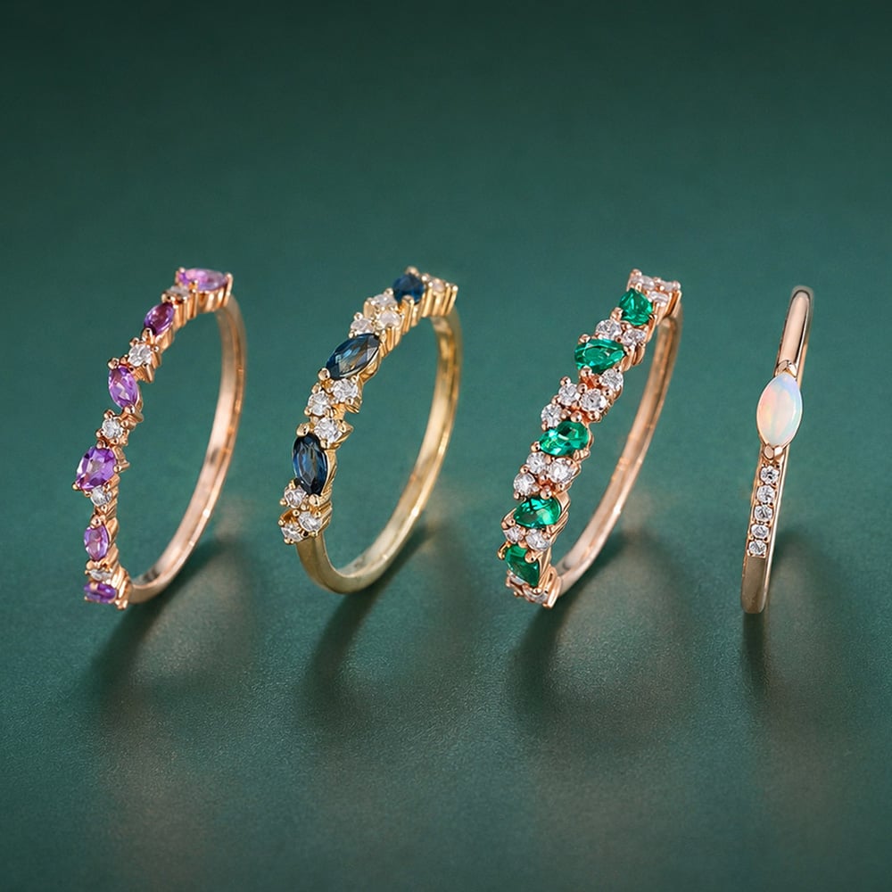 gemstone rings