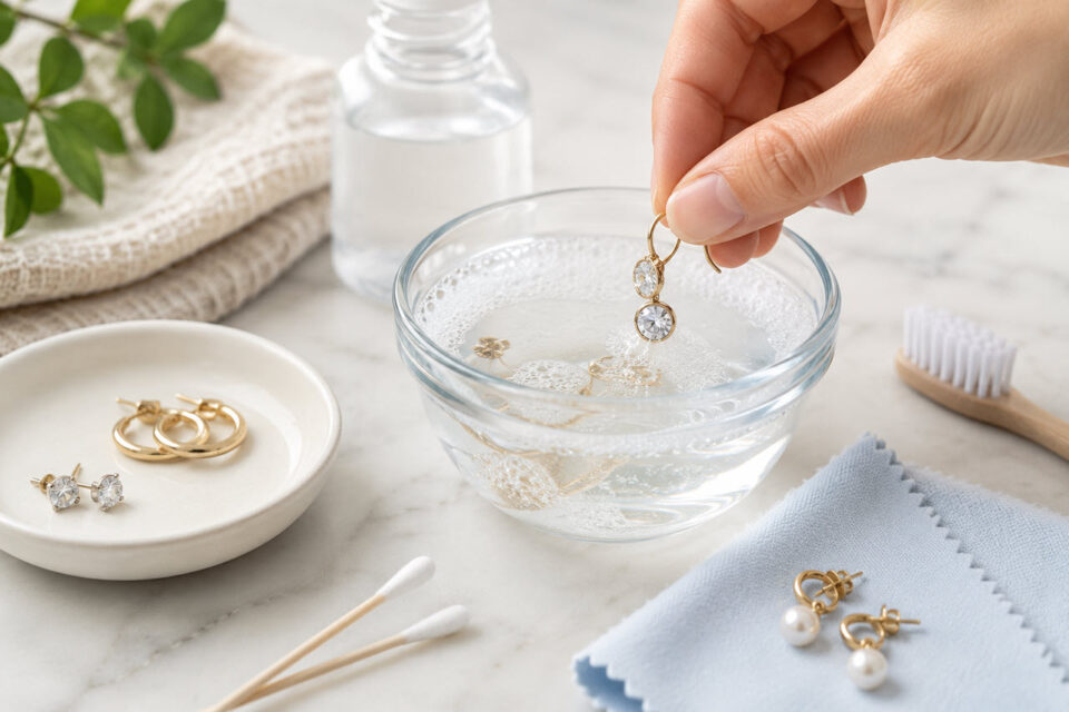 How to Clean Earrings At Home