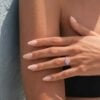 Fantasy Cut Emerald Shaped Lavender Haze YAG Engagement Ring Anniversary Gift (1)
