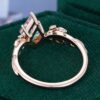 Fantasy Cut Kite Shaped Ametrine Leaf Cluster Woodland Engagement Ring (8)