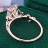 LeafLace Fantasy Cut Long Hexagonal Lab Pink Sapphire Promise Ring with Moonstone & Amethyst Accents (4)