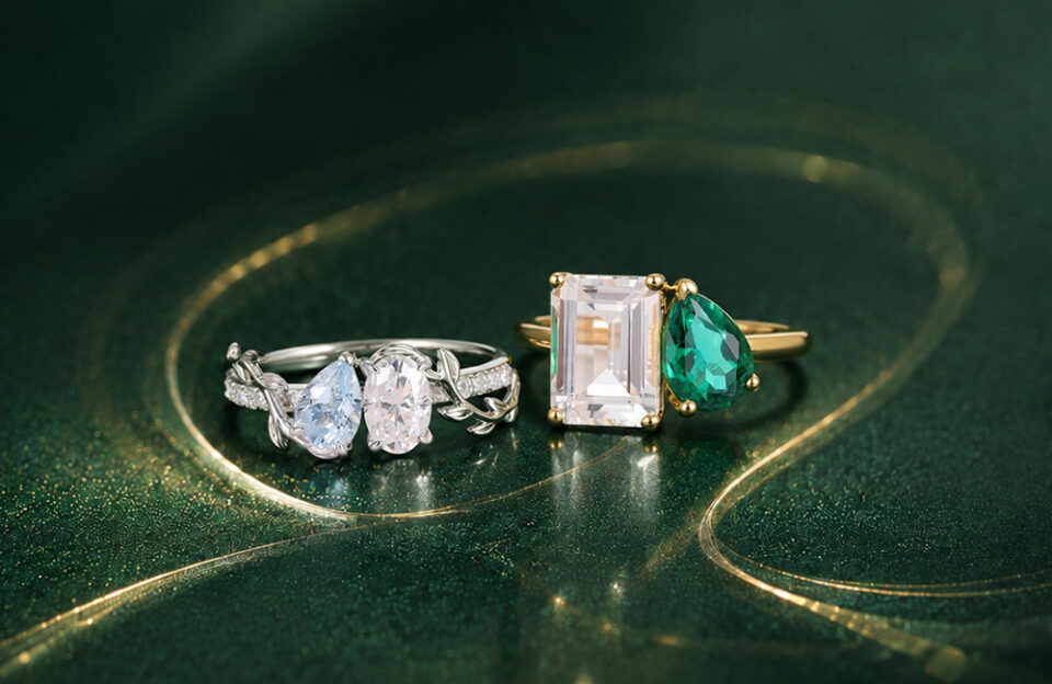 Toi et Moi Engagement Rings