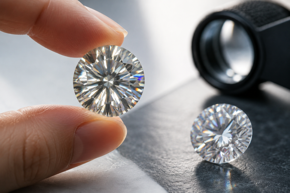Exploring Whether Moissanite is Seen Through