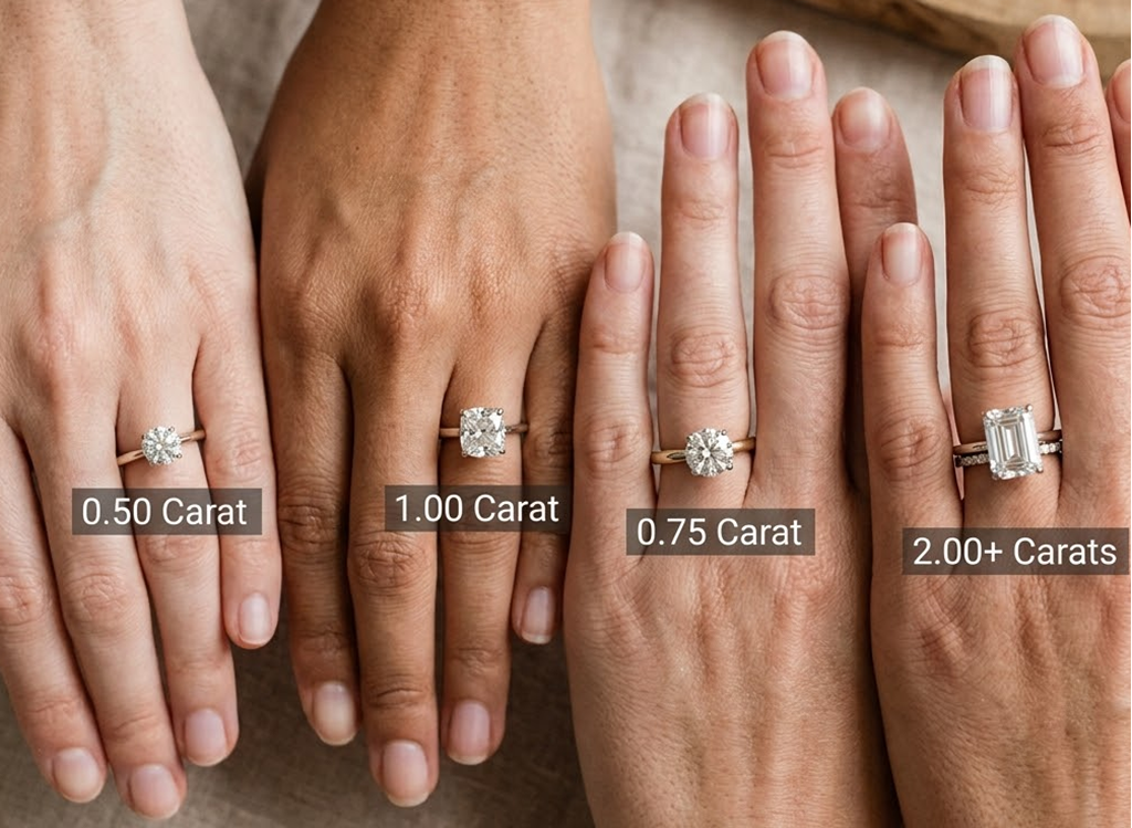 The Perfect Carat of Engagement Ring