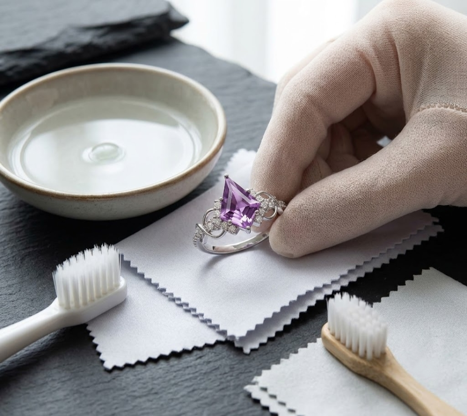 Amethyst Ring Care & Clean Guide