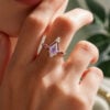 Art Deco Fantasy Cut Kite Shaped Ametrine Cosmic Compass Engagement Ring (8)