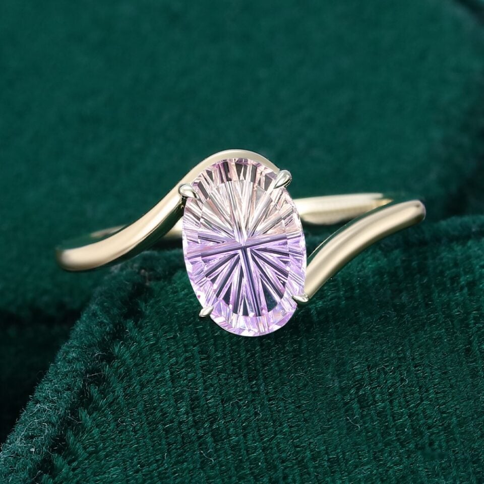 Fantasy Cut Ametrine Oval Bypass Solitaire Engagement Ring (3)