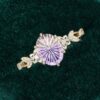 Fantasy Cut Oval Shaped Ametrine Balloon Flower Nature Inspired Engagement Ring (7)