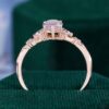 Fantasy Cut Oval Shaped Ametrine Engagement Ring With Carved Leaf Band (5)
