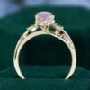 Fantasy Cut Pear Shaped Ametrine Branch Inspired Leafy Engagement Ring (2)
