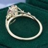 Fantasy Cut Pear Shaped Ametrine Branch Inspired Leafy Engagement Ring (6)