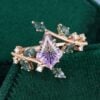 TwigLine Fantasy Cut Kite Shaped Ametrine Nature Inspired Engagement Ring (3)