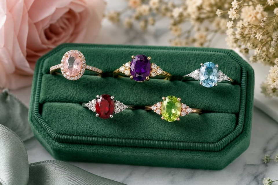 Best Gemstone Engagement Rings Under $500